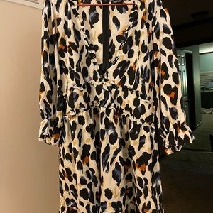 Cheetah print dress